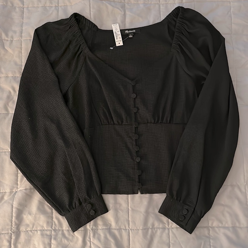 ✨NWT MADEWELL BUTTON UP BLOUSE✨
